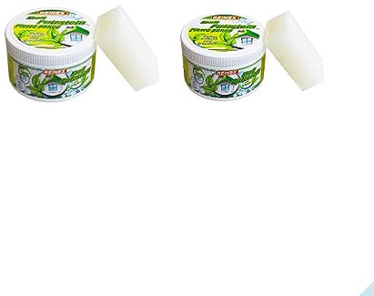 Kraft Putzstein 400 g Dose mit Schwamm Reinigungsstein Universal-Stein (2 Dosen)