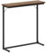Hzuaneri Konsolentisch, schmaler Sofatisch, Eingangstisch, Akzenttisch, industriell, einfache Montage, für Wohnzimmer, Eingangsbereich, 24 x 80 x 80 cm, rustikales Braun und Schwarz CT15501B