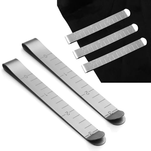 Dreamil Pinzas para Coser, 20 Piezas de Pinzas de Costura de Acero Inoxidable, Pinzas para Tela, Pinzas para Dobladillo, Regla de Costura, Marcador de Dobladillo, Suministros y Accesorios de Costura