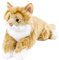 Teddys Rothenburg Uni-Toys Kuscheltier Katze liegend rot/weiß getigert 40 cm Plüschkatze