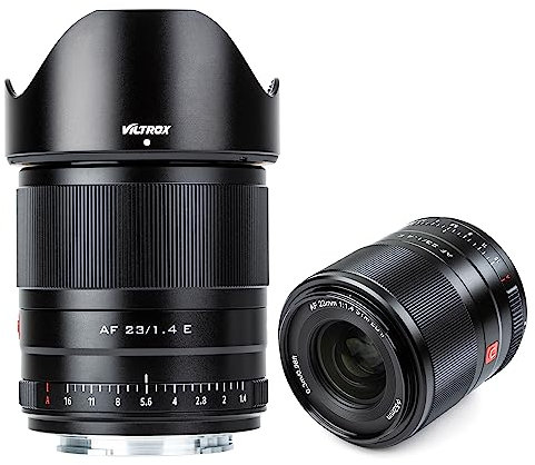 VILTROX 23mm F1.4 f/1.4 Sony E-Mount Auto Focus APS-C Prime Lens for Sony E-Mount Camera A6500 A6300 A6700 A7RⅣ A7RⅢ A7Ⅲ A7RⅡ A7Ⅱ A7S A93 A7CII ZVE1 ZV-E10