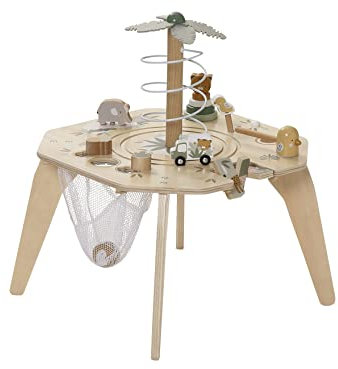 Vertbaudet Kinder Activity-Tisch,Pandafreunde, Holz FSC® Mehrfarbig ONE Size