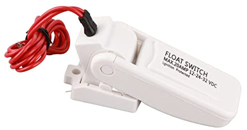 Akozon Schwimmschalter Bilgenpumpe Schwimmerschalter Bootsteile Bilgenschalter Automatische Bilgenpumpe Schwimmerschalter Zündgeschützt für Elektrische Wasserpumpen