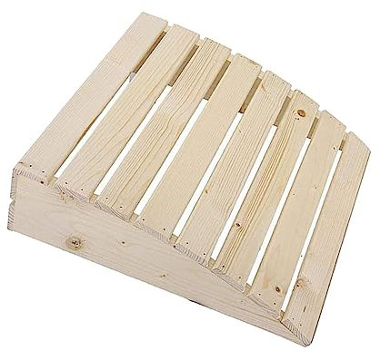 Ronyme Oreiller en bois pour appui-tête de sauna Oreiller de cou en bois Relaxation Oreiller de sauna en bois pratique et confortable pour chambre canapé
