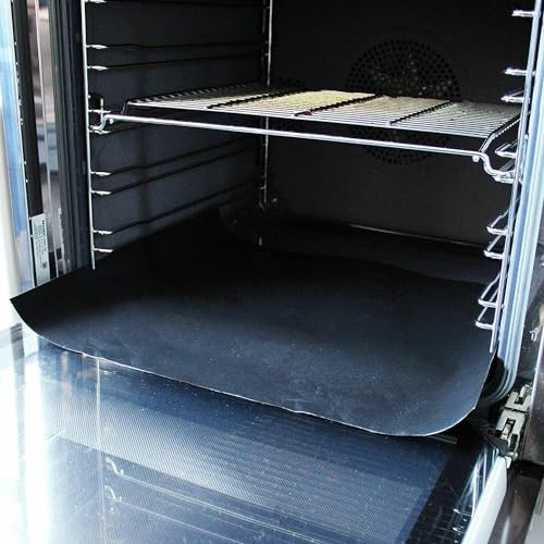 Large Heavy Duty Teflon Oven Liner | Reusable & Non Stick Baking Mats | BBQ Grill Mats for Charcoal, Electric and Fan Assisted Ovens | 50x40cm