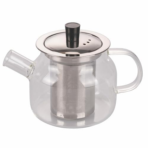 Tetera de 400 ml con infusor de vidrio de borosilicato