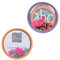 LÄSSIG Anhänger und Patches Set (2 Stk.) mit Druckknopf/School Patches lavender/peach