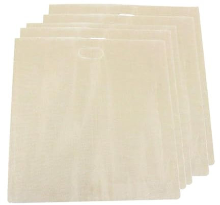 Bolsas para tostadora antiadherentes: 5 bolsas para tostadora de queso a la parrilla resistentes al calor, fundas para tostadora reutilizables para sándwiches, pasteles y rebanadas de pizza