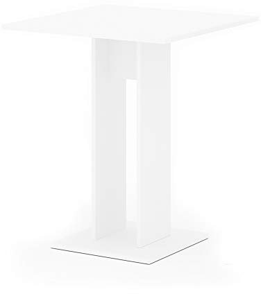 Vicco Esstisch Repose, Tisch für das Esszimmer, Weiß, 65 x 65 cm
