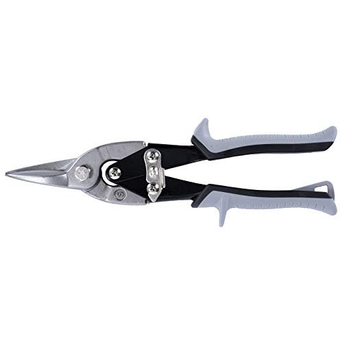 Werku WK601950, Tijera Corta Chapa, Capacidad Corte 1.2 mm, Longitud 250 mm, Cromo Vanadio, Corta Chapa, Metal, Hojalata, Aluminio, Alambre y Otros