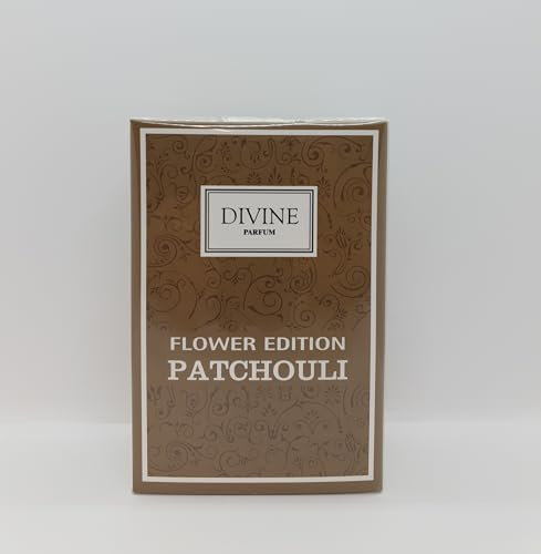 DIVINE - FLOWER EDITION PATCHOULI Profumo per uomo donna Eau De Toilette, Profumazione a Lunga Durata, Formato da 100 ML