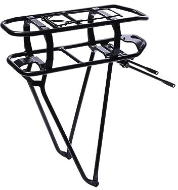 Racktime Unisex-Adult 545310 Gepäckträger, Schwarz, 18 x 28 x 15 cm