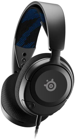 SteelSeries Arctis Nova 1P Wired Gaming Headset for PS5/PS4 Black (Renewed)