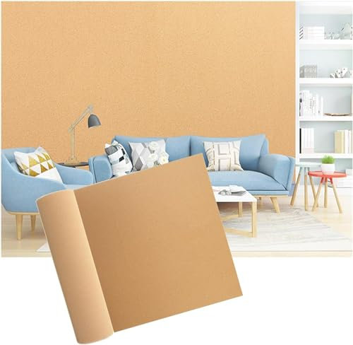 Bacheca in sughero, bacheca per pareti, Rotolo di bacheca in sughero autoadesivo, bacheca in sughero(1.22x0.82m(6MM))