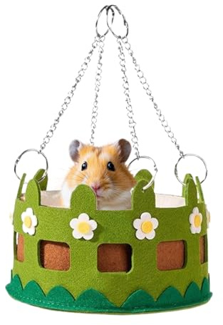 Acunny Hamaca para Mascotas Pequeñas | Jaula Suave para Cobayas | Cama De Ejercicio Escalada para Mascotas Pequeñas | Aburrimiento Entretenimiento para Hámster Erizo Hurón Cobaya Chinchilla