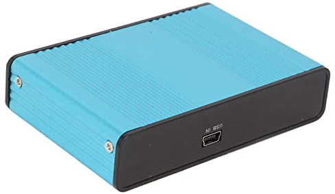 Acouto USB-Ljudkort 6-kanals 48kHz Samplingsfrekvens Analog Uppspelning Inspelning Externt Ljudkort för PC Bärbar Dator 5 1 Kanaler Via USB-ljudkortExternt Ljudkort5 Ljud (Blå)