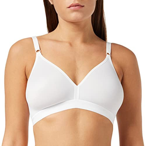 Triumph Womens Micro Fun N Bra, White, 38B UK