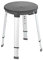 WENKO Badhocker drehbar Secura Premium drehbarer Duschhocker, bis 130 kg Tragkraft Grau - Anthrazit