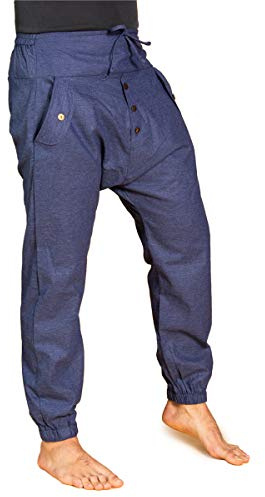 PANASIAM Yogipants 02, Cotton, darkblue L