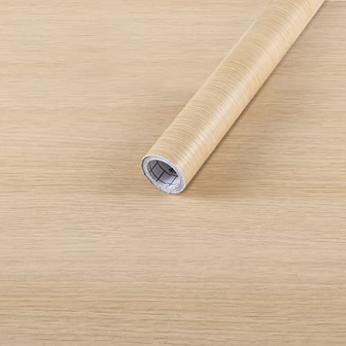Arthome Wood Contact Paper Peel and Stick Self-Adhesive Wallpaper,Decorative Vinyl Wrap for Tables Countertop Cabinets Furniture Surface and Wall Coverling,Removable,Oak Wood,42x200cm