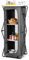 SPOTRAVEL Folding Camping Storage Cabinet, Portable Travel Storage Unit with 3 Compartments, Side Pockets & Carry Bag, Indoor Outdoor Pop-Up Cupboard for BBQ Party Picnic