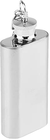rockible Fiaschetta Tascabile in Acciaio Inossidabile per Bevande Al Liquore Alcolico, 2oz 50ml