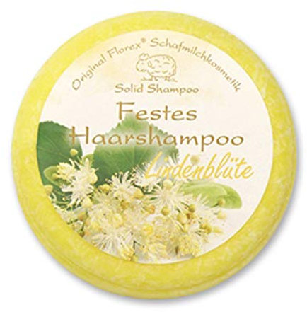 Florex Festes Haarshampoo Lindenblüte mit Schafmilch verpackt in Folie 58 g