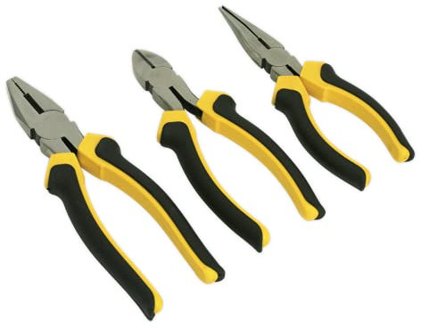 Comfort Grip - Juego de alicates (3 unidades)