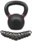 wuuhoo® Kettlebell Rocky, Kugelhantel 4kg - 32kg aus massivem Gusseisen mit Pulverbeschichtung, Gewicht aus Cast Iron, Schwunghantel für dein Krafttraining - Fitnessgerät für Zuhause 10 kg