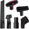Bebochoi 6 Piezas Accesorios De Aspiradora Juego de Boquillas Universales para Aspiradora Adaptador De 32-35 mm Boquilla para Tapicería para Todas las Marcas