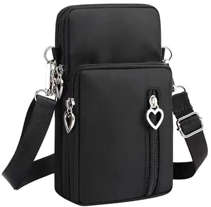 haierdidi Handytasche zum Umhängen umhängetasche Damen Handy Tasche Große Kapazität UmhängetascheHandy Crossbody Schultertasche ür Handy unter 7 Zoll