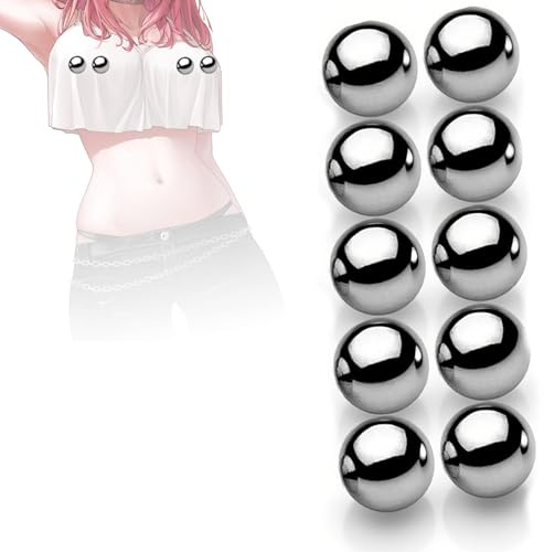 Pinzas para Pezones para Mujeres y Hombres, Pinzas para Pezones de Metal, 10 Piezas, Estimuladores de Senos, Joyería para Pezones, Juguetes Bdsm Duros y Extremos para Hombres