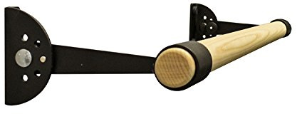 VITA Barre Wall-Mounted Single Ballet Barre, Traditional, 71.5 in Bar, Wood | Hinged Height, Made in USA, Home, Studio or Gym Exercise Equipment for Kids & Adults | Dance, Fitness, Pilates
