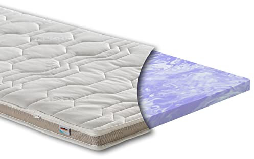 ARBD 7cm Topper - Matratzentopper Matratzenauflage aus Kaltschaum, für alle Matratzen & Betten geeignet (H2 - weich, 90 x 200 cm)