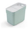 CURVER Poubelle de Tri 20L Ready To Collect - Idéal sous Evier - Avec Support Mural pour Mur ou Porte - Cuisine, Salle de Bain, Buanderie - 100% Recyclé -Vert