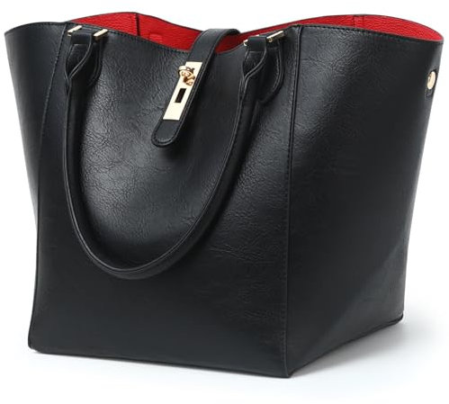 sqlp Shopper Tasche Damen Groß Leder Handtasche for Women Gross Henkeltaschen Big Bag Arbeit Handtaschen für Damen Schultertaschen