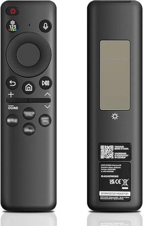 Télécommande Universelle pour Samsung Smart TV, Télécommande Vocale Solaire Universelle, pour Samsung 2021-2022 Smart 4K HD TV