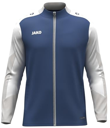 Jako Unisex polyesterjacka Dynamic, nattblå/vit/ljusgrå, XL