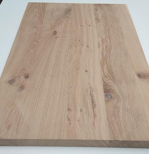 Generisch 1 Tablero de mesa de roble macizo. Tablero de madera de roble blanco. Medidas especiales bajo pedido. Cantos, listones y tablones (30x160 cm)