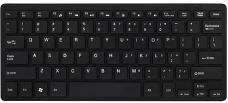 Teclado Con Cable - Diseño Plano, Accesorio USB | Almohadilla Ultra Delgada Ligera Para La Escritura De Laptop, Configuración De Llave Silenciosa Para Escritores, Equipo De Entrada Compacto Para Uso E