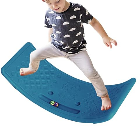Oscilación del balancín para niños, tabla de equilibrio oscilante, Aprendizaje del equilibrio entrenador de abierto, Entrenador oscilante, tabla de práctica de para ejercicio de niñas y