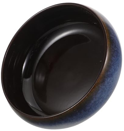 TOYANDONA Maceta de Cerámica para Plantas Suculentas y Acuáticas Cuenco Grande para Loto y Bonsái Diseño Poco Profundo para Cultivo Hidropónico Interiores Elegante y Fácil de Cuidar