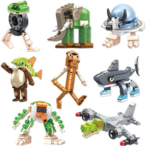 testlili Toys Building Set – 518Pcs Action Figures Creative Construction Game for Kids & Adults (Tung Tung Sahur)