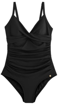 NEXT Mujeres Bañador con Efecto Vientre Plano Moldeador Negro 44
