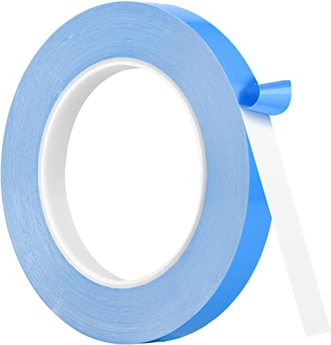 HOAOH Thermal Adhesive Tape, 25m x 10mm x 0.20mm Double Side Thermal Tapes Cooling Heatsink Pad Apply to LED, IGBT IC Chip Computer CPU GPU Modules MOS Tube SSD Drives