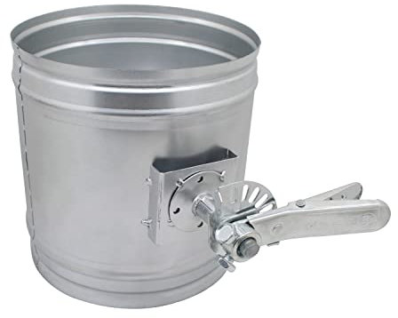 Manual Damper Control air Duct Vent Iron Valve HVAC Chimney Pipe Damper Stove Fireplace Damper Replacement Ventilation