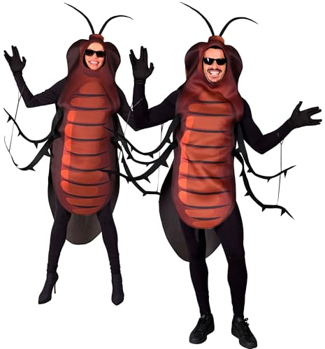 W WIDMANN MILANO Party Fashion - Costume cafard, combinaison, costume animal, déguisement Halloween, carnaval
