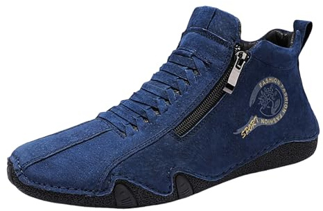 Scarpe da uomo in pelle, a piedi nudi, impermeabili, in pelle scamosciata, per attività all'aria aperta, scarpe ortopediche da barefoot, scarpe da trekking, piedi larghi, ergonomiche, scarpe da pesca