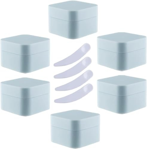 Kosmetikburkar, Paket med 6(Blue,30ml)