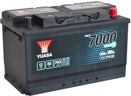 Yuasa YBX7115 12V 85Ah 760CCA EFB High Performance Start Stop Car Battery